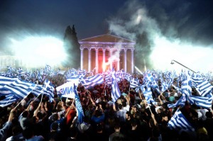 manifestacion-en-parlamento-griego