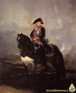 Retrato de Carlos IV a caballo